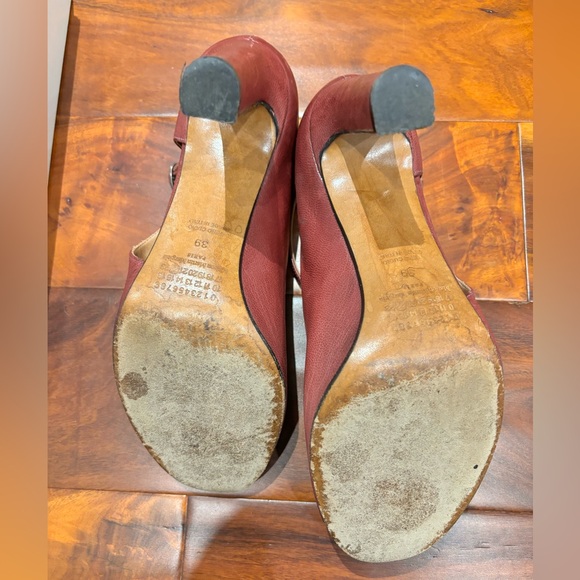 Maison Martin Margiela Cutout Leather Booties IT39 US 9 - Picture 10 of 12